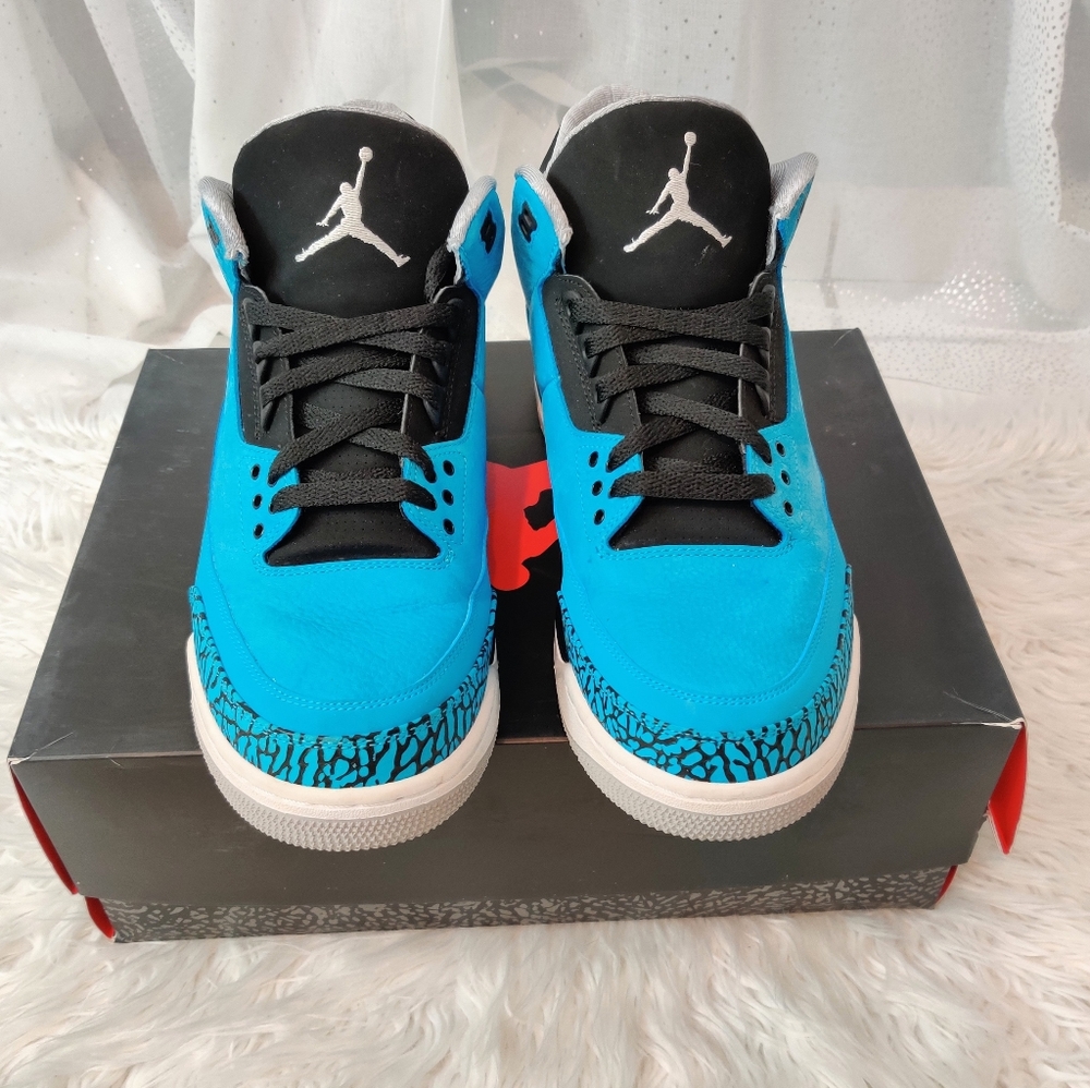 Retro Air Jordan 3 Powder Blue Mens